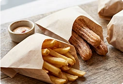 Food packaging paper