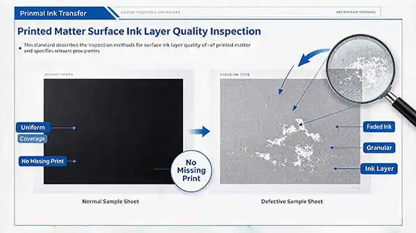 Comparison of proper and poor ink transfer in flexo printing
